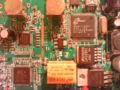 More Detailed Top Down View of the Nova-S-USB2 Circuit Board Part showing major silicon components